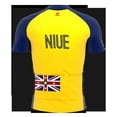 thumbnail image 2 of Niue Full Zipper Bike Short Sleeve Cycling Jersey  for Men - Size 3XL, 2 of 4