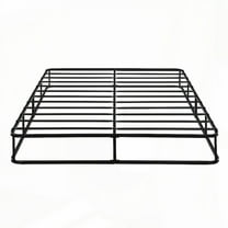 Eastern King Mattress Foundation - 8.5" High, 12 Slat, Textured Fabric