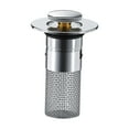 thumbnail image 2 of Sink Drain Strainer Plug, Bathroom Sink Bound Stopper, Bathtub Converter, Anti Clogging Multipurpose Bathroom Sink Drain Strainer for Kitchen brass core, 2 of 8