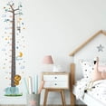 thumbnail image 4 of Height Measurement Growth Chart Wall Stickers, Cartoon Animals Monkey Elephant Height Measure Decals, Moon Hanging Ruler Decor, Removable Height Tree DIY Art Murals for Kids Bedroom Baby Nursery, 4 of 5