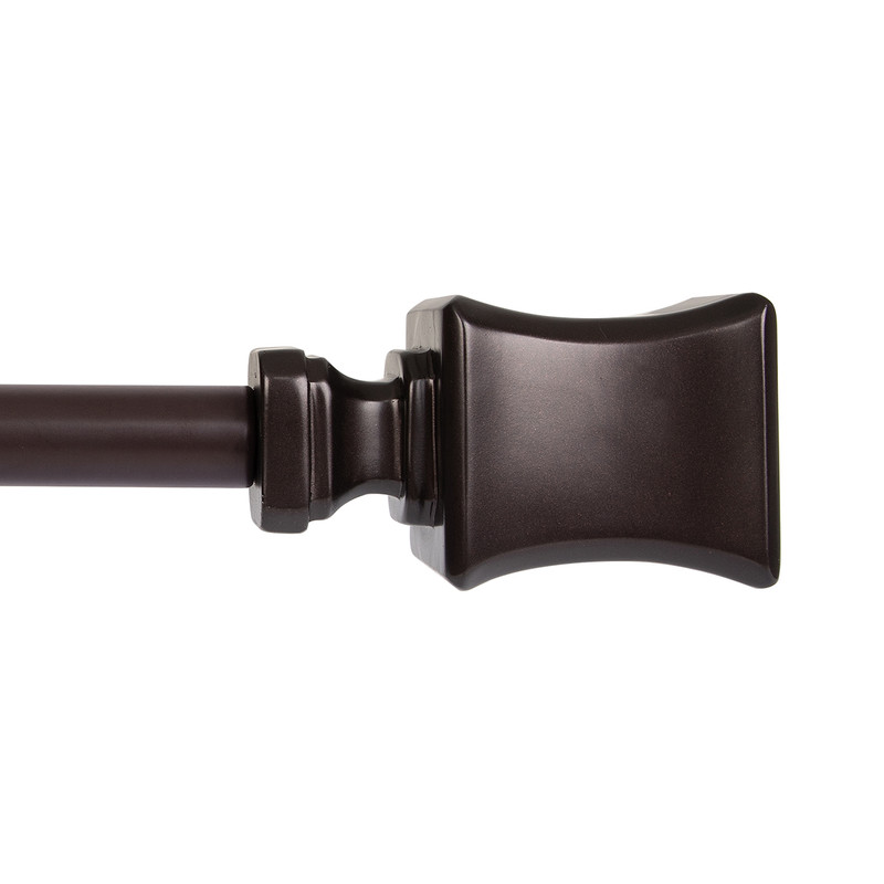 UTOPIA ALLEY Wall Mounted 3/4 Inch Curtain Rod - Curtain Rods For Windows 48 to 86 Inch, Adjustable Drapery Rods, Oil rubbed bronze Curtain Rods, Bedroom & Living Room Curtain Rods, Tapestry Poles
