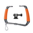 thumbnail image 1 of TELESIN TE-HBM-002 Sports Camera Diving Rig Handheld Underwater Stabilizer Bracket Dual Handle Aluminum Alloy Action, 1 of 8