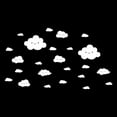thumbnail image 3 of Vikakiooze Home Decor 24PCS Smiling Face White Clouds Vinyl Decal Art Wall Sticker DIY Home Room Decor, 3 of 3