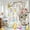 D, variant on Easter Bunny Shower Curtain for Bathroom Spring Decorations Set with 12PCS Hooks, Colorful Floral Bathroom Shower Curtain Happy Easter Waterproof Fabric Shower Curtain Bathtub Decor,47*71"