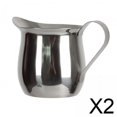 thumbnail image 1 of Jarra para espumar leche,Jarra para espumar leche Jarra para vaporizar café expreso,Jarra vertedora de acero inoxidable Taza para crema Latte,Taza para leche y café Jarra para espumar leche, 1 of 8