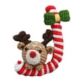 thumbnail image 1 of Kits de crochet navideños, juegos de muñecas de crochet DIY, colgante, costura, artesanía de crochet muleta, 1 of 9