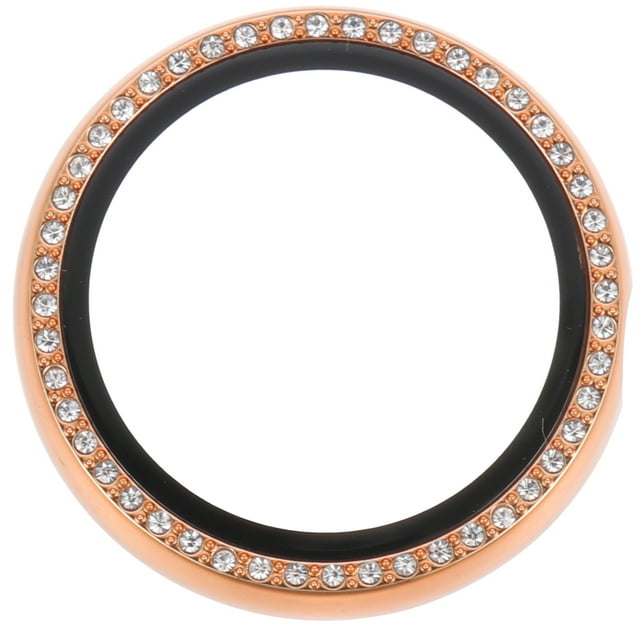 Shisuyan Watch Screen Protector Case Cover Rose Gold 1Pcs 1.6in Thick