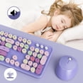 thumbnail image 4 of Combo de teclado y ratón Guffercty GTSP Wireless Purple, 4 of 6