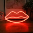 thumbnail image 3 of Luz de decoración colgante Gloria LED Labio rojo, 3 of 9