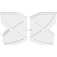 thumbnail image 2 of 22"OD x 1"ID x 7 1/2"C x 1"P Titus Architectural Grade PVC Contemporary Ceiling Medallion, Two Piece, 2 of 11