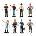 thumbnail image 3 of Lefu Modèle Trains Fermier Berger Peint Figures Simulation Ferme Debout Personnes, 3 of 9