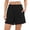 🔥 Black, variant on Gifts USSUMA Womens A Line Wide Leg Suit Shorts High Waist Five Inch Inseam Tailored Look with Pockets Pull On Elastic Waist Comfortable Chic Summer Office Casual Wear