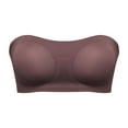thumbnail image 4 of ASFGIMUJ Strapless Bra For Women Crossover Side Closure Non- Silicone Padded Bandeau Bras Wireless Tube Top Bra, 4 of 5
