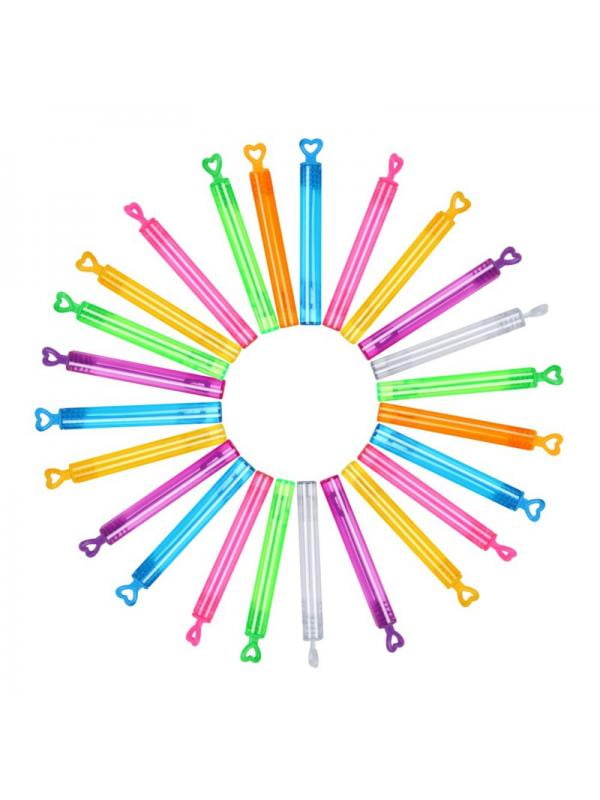 heart bubble wands