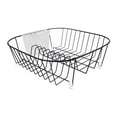 thumbnail image 1 of Escurridor de Platos Simple Kitchen con Porta Utensilios Negro Mate, 1 of 4