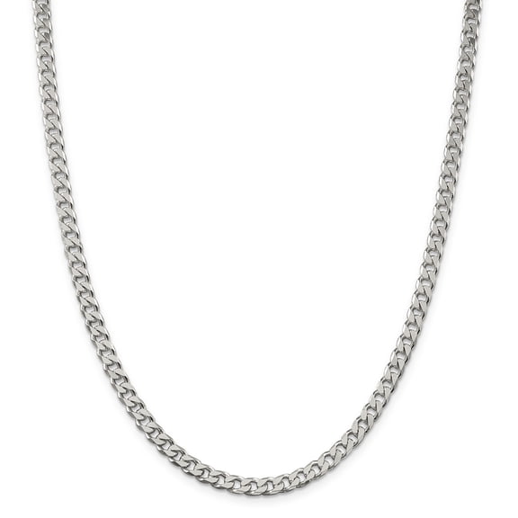 Primal Silver Sterling Silver Polished 5.0mm Curb Chain