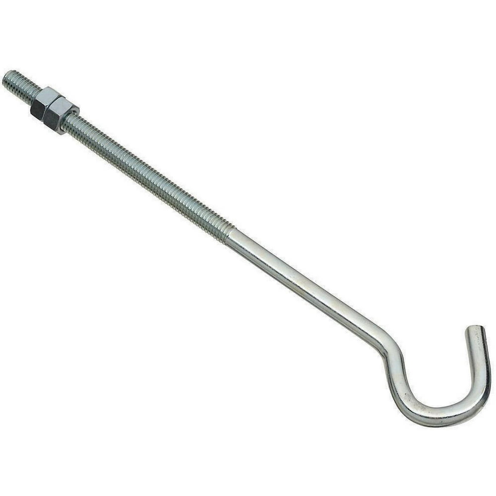 BOLT JHOOK 3/8X10IN ZINC