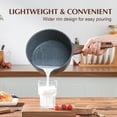thumbnail image 3 of Nonstick Saucepan Set with Lid, Swiss Granite Coating Induction Compatible Pot, PFOA-Free, 1.5 and 2.5 Quart, 3 of 6
