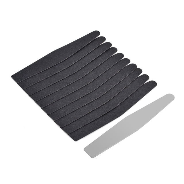ziyahi Nail Art Sanding Buffer Buffing Tips Manicure Acrylic Gel File Tool 100 Grit black & 02 1Set