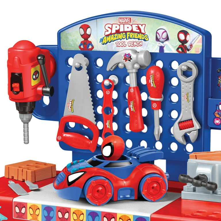カーペンターセット Spidey and His Amazing Friends Tool Bench Playset Take Apart Car