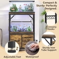 thumbnail image 6 of 10-20Gal Fish Tank Stand with Drawer, Power Outlet, 6 of 8