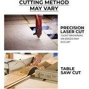 0.8mm 1/32 x 12 x 12 Aircraft Plywood Sheet (3pk) - AB/B Baltic Birch Material Perfect for Arts and Crafts, School Projects, Die-Cutting, and Wood Engraving