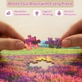 thumbnail image 5 of Lavendar Fields Pink Sky Puzzle 1000 Piece Rectangular Tube Gift Jigsaw Puzzle, 5 of 7