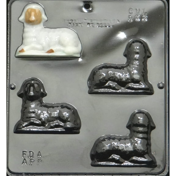 888 Lamb Assembly Chocolate Candy Mold