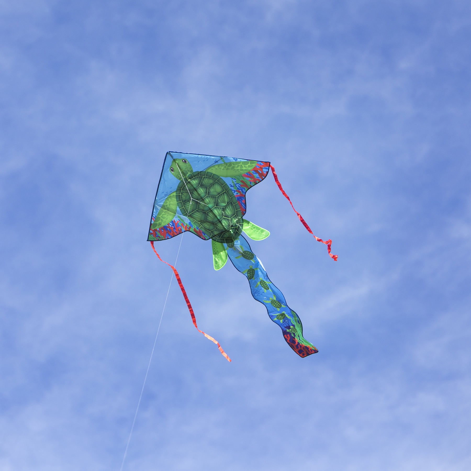 In the Breeze 3322 — Sea Turtle 45 Inch Fly-Hi Kite - Fun, Easy Flying Kite for All Ages