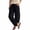 Black, variant on Women's Wide Leg Pants - Linen Blend Trousers with Drawstring Waist, Airy Palazzo Pants for Hot Days, Beach Vacations, and Resort Chic,Khaki L