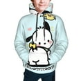 thumbnail image 7 of Sanrio Pochacco Kids' Hoodie 3d Print Sweatshirt Soft Pullover Hooded With Big Pockets Fans Gifts For Boys Or Girls Small, 7 of 7