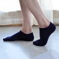 thumbnail image 4 of Huhudde 6 Pairs Low Cut Invisible Ankle Short Socks for Men with Breathable and Wicking Features Not Show Liner Socks, 4 of 17