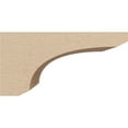 thumbnail image 3 of 4"W x 8"D x 4"H Wide Legacy Rough Cedar Woodgrain TimberThane Corbel, Primed Tan, 3 of 6