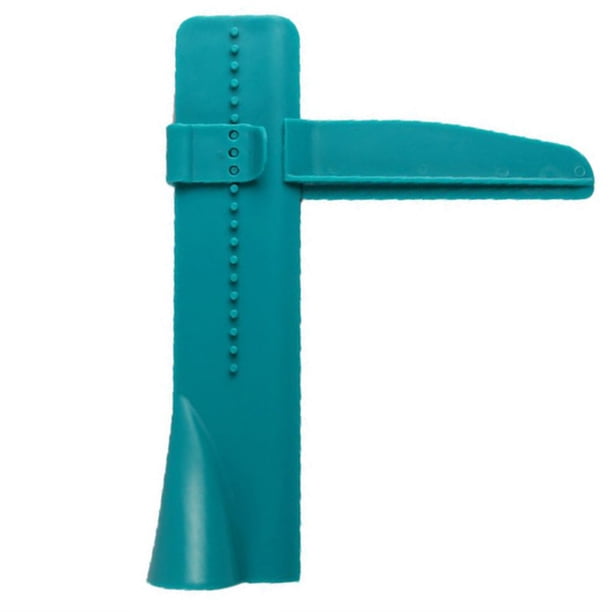 Wosthever plástico ajustable Fondant pastel raspador nuevo estilo glaseado crema espátula bordes más pastel raspador herramienta para hornear Herramientas y accesorios para hornear azul S Wosthever JJ25525-04B