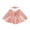 Pink, variant on Cenuakty Baby Girl 2 Piece Outfit Adorable Flower Decor Long Sleeve Square Neck Tulle Romper Dress and Headband Set