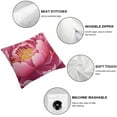thumbnail image 4 of HENGT  Throw Pillow Covers Vintange Flower Pattern Peony Floral Cushion Pillow Case Home Decor Pillowcase 2pcs, 4 of 6