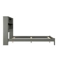 thumbnail image 3 of AFI Newport Full Solid Wood Foundation Bed with Storage Headboard, Grey, 3 of 6