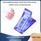 thumbnail image 1 of Clip de puntas de uñas de plástico reutilizable transparente DIY manicura Gel UV abrazadera (azul) Ndcxsfigh  Cuidado Belleza, 1 of 8
