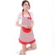 thumbnail image 2 of Lady Girls Lovely Red Dot Bowknot Kitchen Apron, Vintage Bib Aprons With Bags For Women Chef Waitress Kitchen, 2 of 3