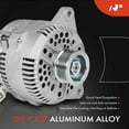 thumbnail image 4 of A-Premium Alternator Compatible with Ford Contour 1995-1997 & Mercury Mystique 1995-1997, 2.0L, 12V 130A 6-Groove Pulley Clockwise, Replace# 94BB10300AF, 94BB10300AH, 4 of 9