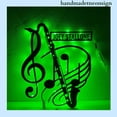 thumbnail image 3 of Handmadetneonsign Bass Clarinet Metal Sign, Music Metal Wall Art, Music Metal Home Wall Decor 037260, 3 of 5