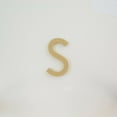 thumbnail image 2 of Package of 1, 16 Inch X 3/4" Thickness MDF Letter s in The Century Gothic Font, Thick, Lower Case for Art & Craft Project, Made in USA, 2 of 4