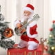 thumbnail image 3 of Battery Operated Guitar Playing Santa Man Decor Music Rocking Xmas Home Decoration For Holiday Party Festival, 3 of 5