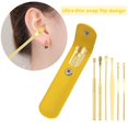 thumbnail image 4 of Ensemble d'Outils de Nettoyage pour Cire d'Oreille 6 Pcs Bouchons d'Oreilles en Acier Inoxydable Kit de Retrait de Cire d'Oreille avec Sac de Rangement, 4 of 4