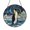 Acrylic 3.5 Inch, variant on Winter Penguin Stained Glass Style Suncatcher Window Hanging Decor, Snowy Nature Glass Art Panel for Window Decoration Gift