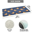 thumbnail image 5 of Bath Mat Soft Plush Non-Slip Absorbent Bathroom Rugs 39"x20" Birds in Night, 5 of 8