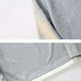 thumbnail image 6 of Yusimy Men's Two-Tone Mock Layered Sweatshirt Round Neck Pullover Long Sleeve Casual Top Urban Streetwear Modern Contemporary Style, 6 of 9