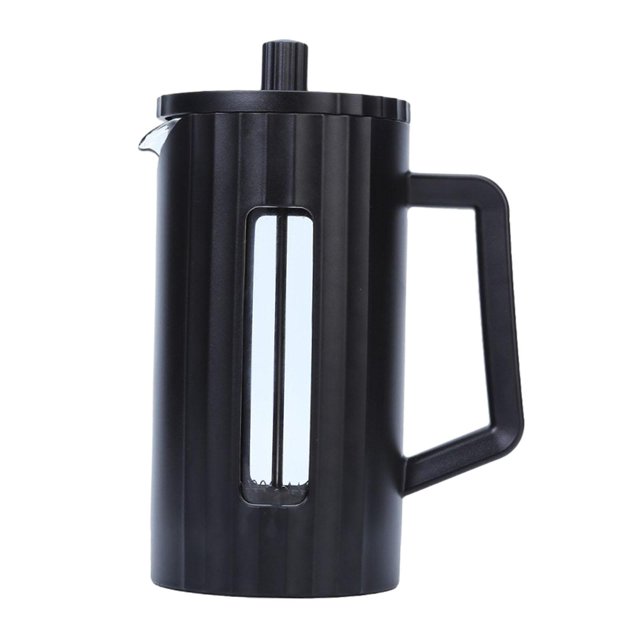 Cafetera de Presión Francesa Soledad Hervidor de Café Resistente al Calor 1000ml Negro