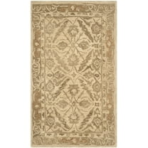 SAFAVIEH Anatolia Lysette Floral Area Rug, Ivory/Brown, 4' x 6'