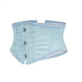 thumbnail image 4 of Lace Up Corset Belt for Womens Vintage Floral Waist Cincher Underbust Party Bones Bustier Corsets Sky Blue, XS, 4 of 4